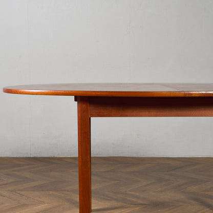 英国 ヴィンテージ オーバル ロング ダイニングテーブル #94160