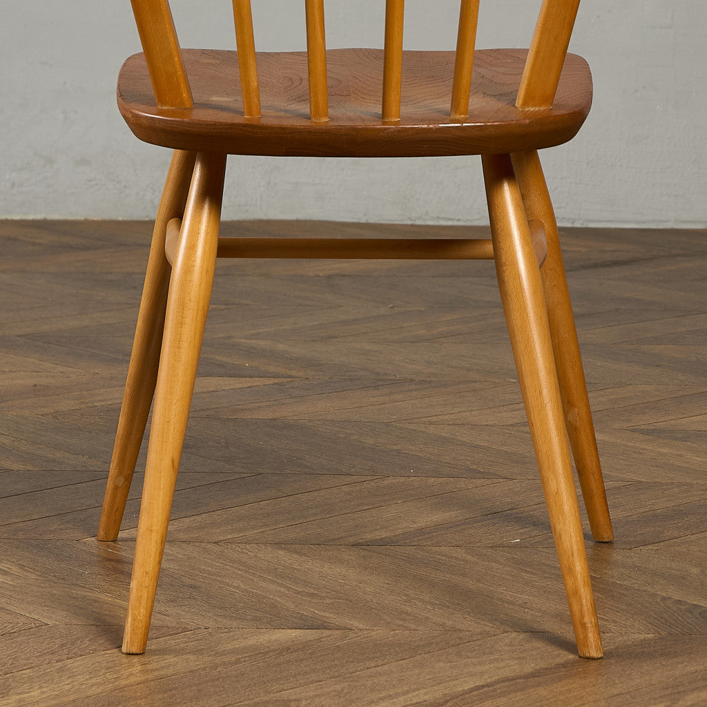 アーコール ERCOL ヴィンテージ 4本 スポーク フープバックチェア ラウンドゴールドラベル #89772