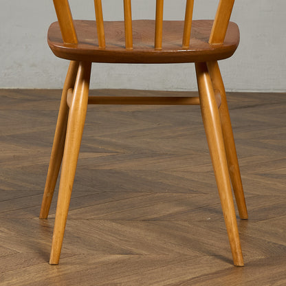 アーコール ERCOL ヴィンテージ 4本 スポーク フープバックチェア ラウンドゴールドラベル #89772