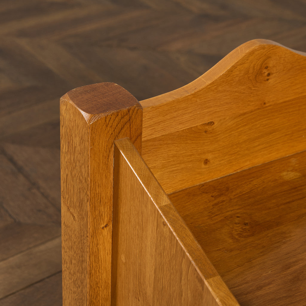 オランダ製 オーク 無垢材 サイドキャビネット