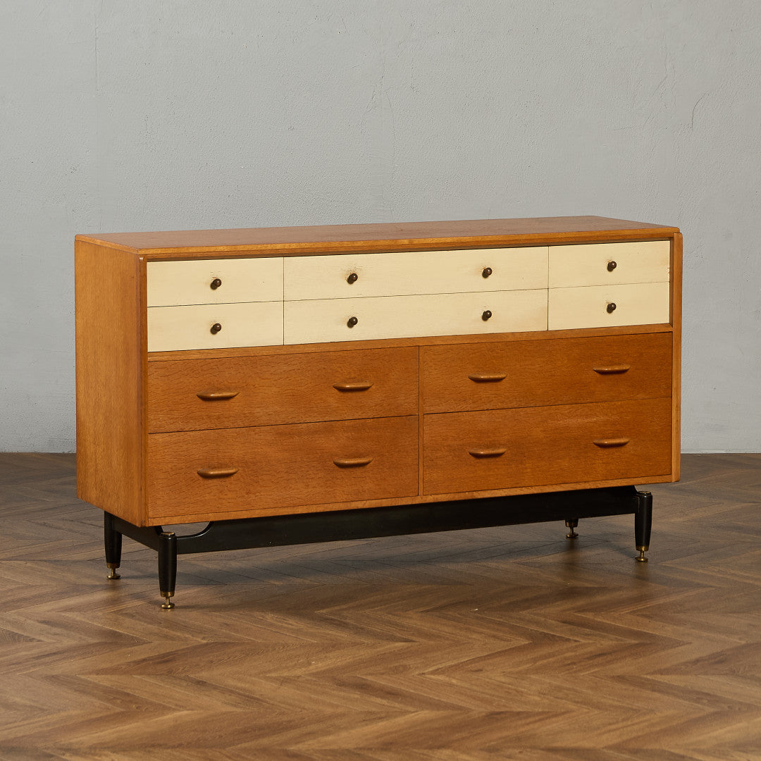 Chinese white ドロワー チェスト (B897)