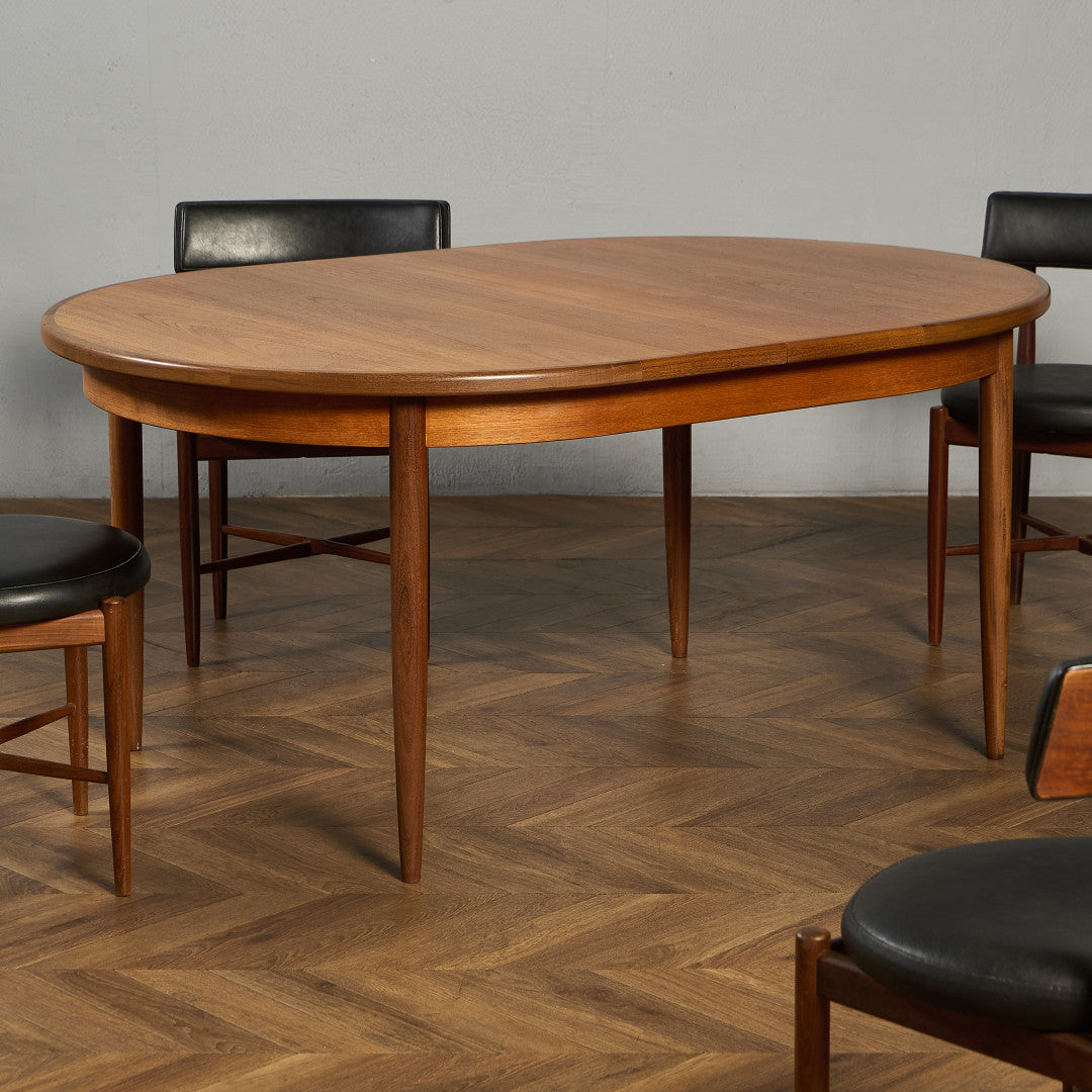 ヴィンテージ エクステンション オーバルダイニングテーブル