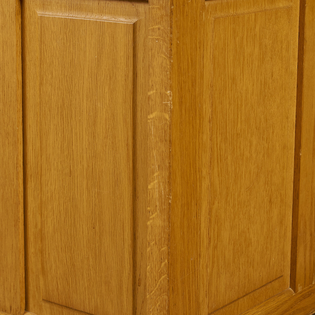 英国クラシック オーク材 ブランケットボックス