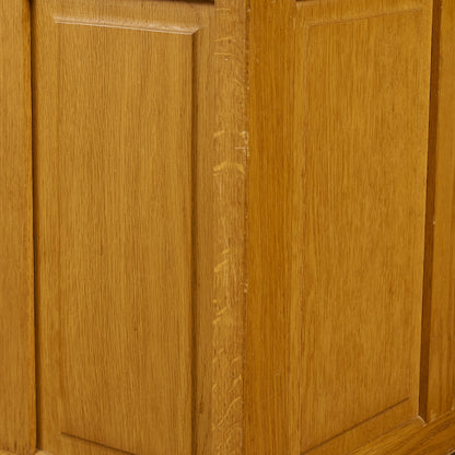 英国クラシック オーク材 ブランケットボックス