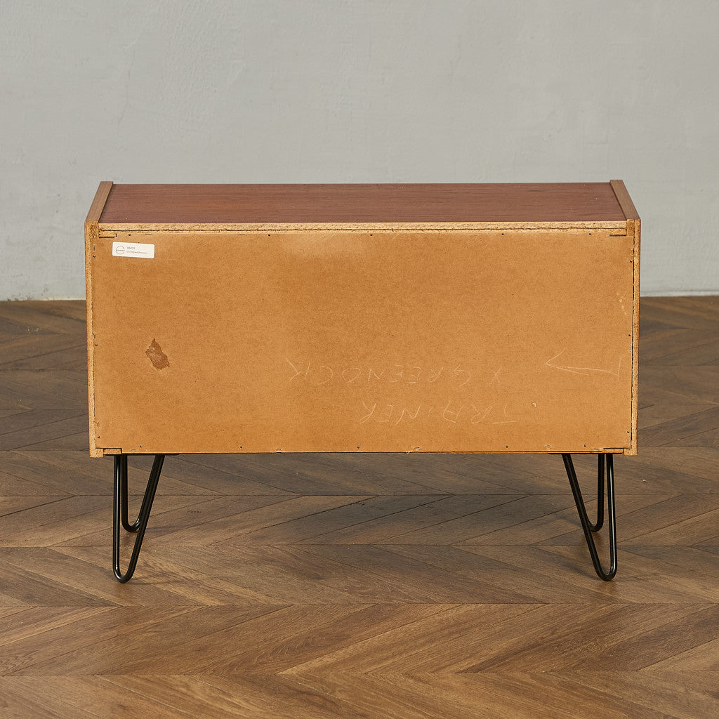 英国 ヴィンテージ ブックシェルフ カスタム アイアンヘアピンレッグ