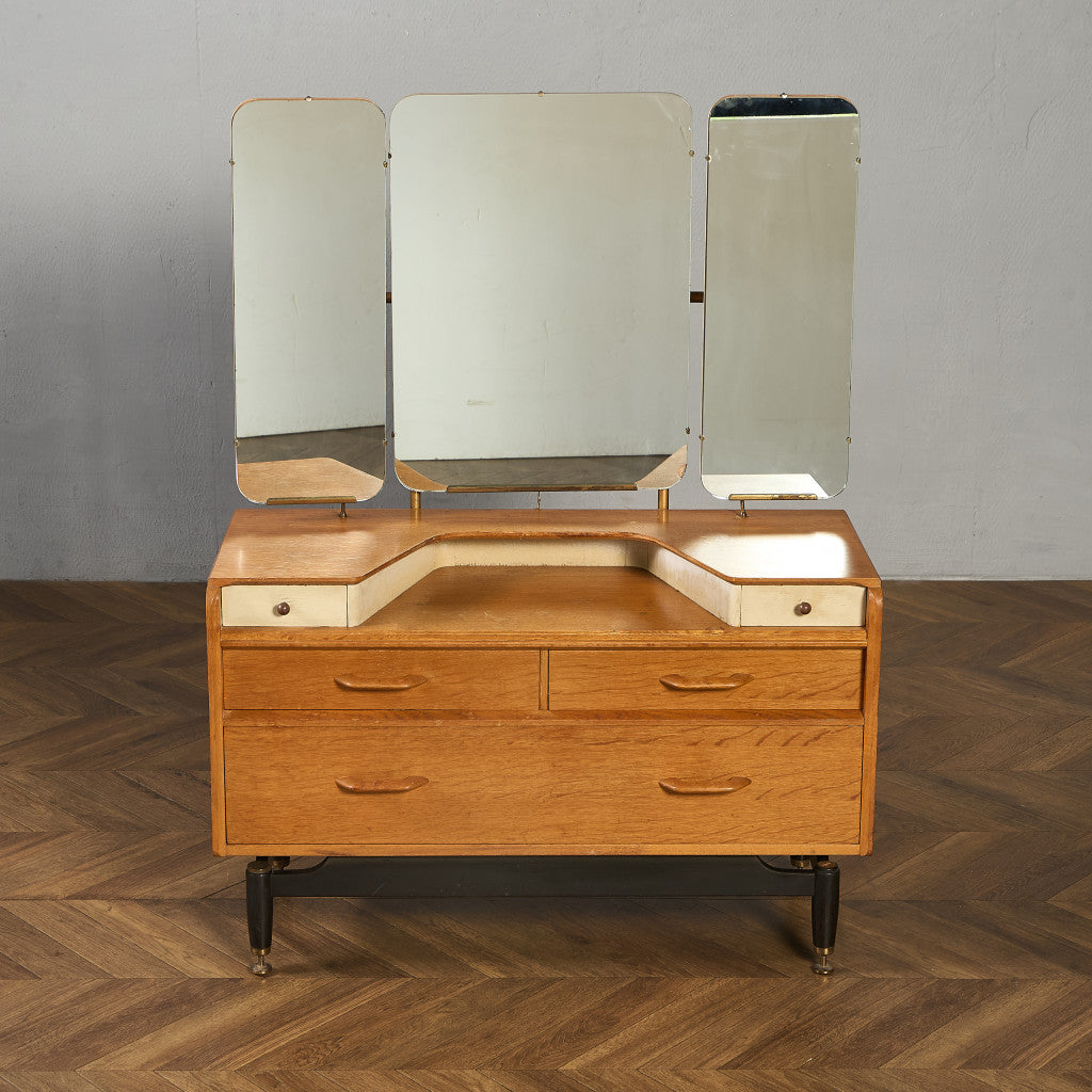 Chinese white ヴィンテージ ドレッシングチェスト ドレッサー 初期ゴールドラベル