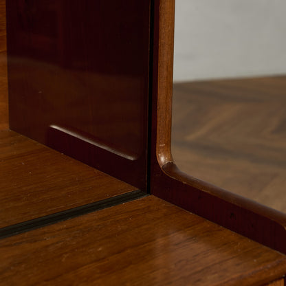 ヴィンテージ ガラス キャビネット 本棚