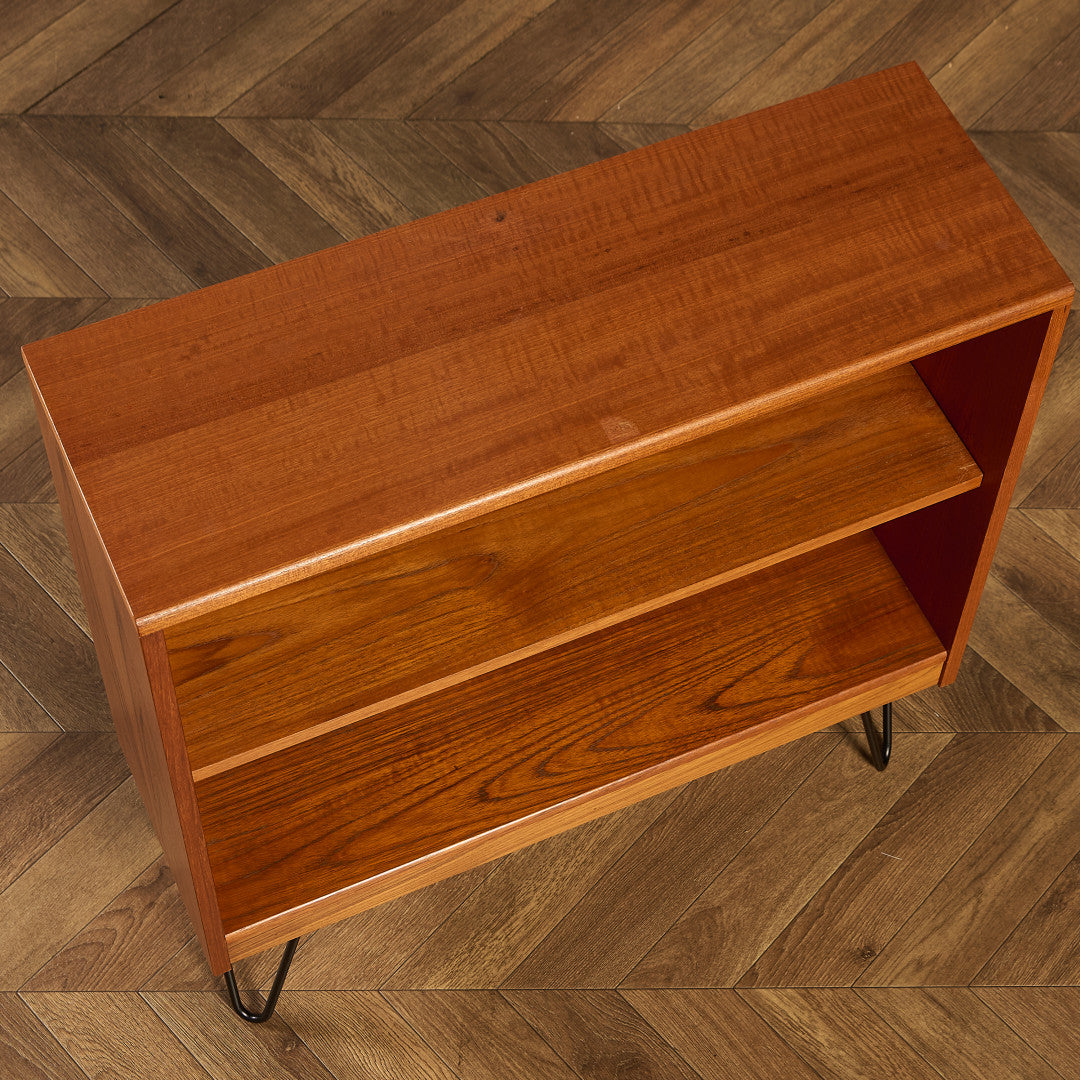 ヴィンテージ ブックシェルフ  カスタム アイアンヘアピンレッグ