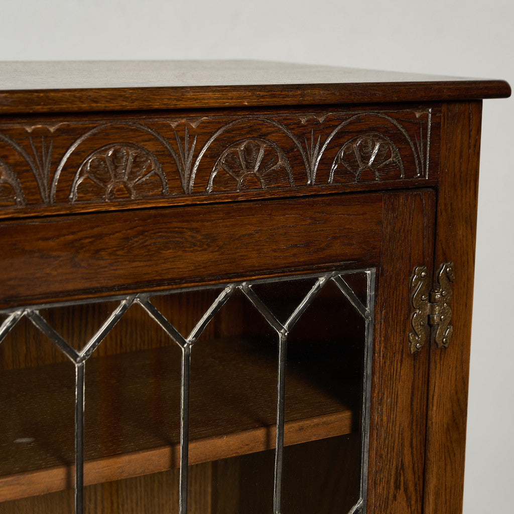 英国 クラシック オーク材 ブックケース