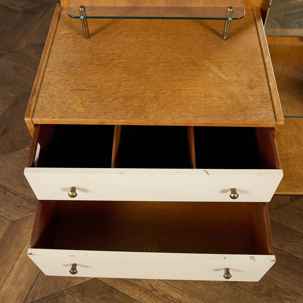 Chinese white ヴィンテージ ドレッシングチェスト 初期ゴールドラベル