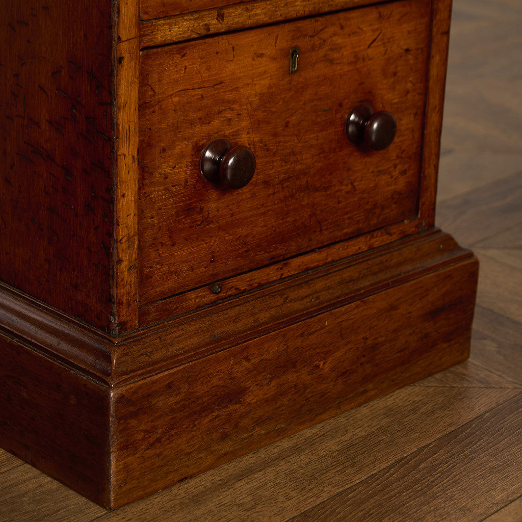 英国 アンティーク 両袖 デスク