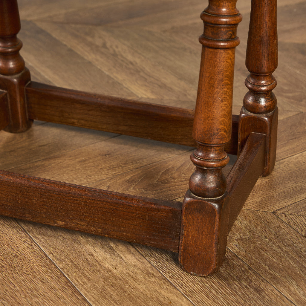 英国 クラシック ターントップ ドロップリーフ サイドテーブル