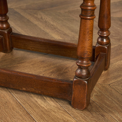 英国 クラシック ターントップ ドロップリーフ サイドテーブル