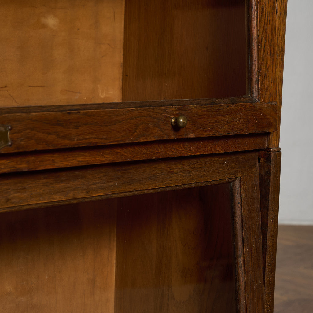 英国 アンティーク 3段 スタッキング ブックケース