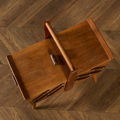 英国 ヴィンテージ ソーイングボックス