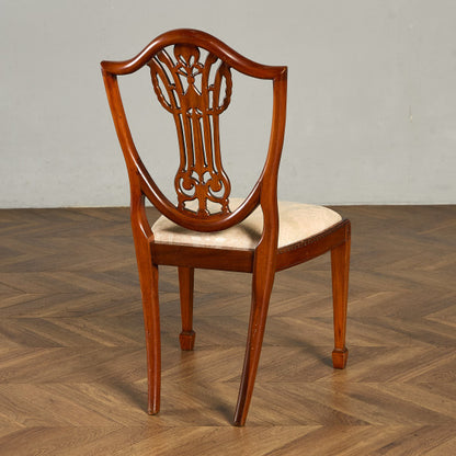 英国 クラシック ヘップルホワイト 様式 ダイニングチェア #97903