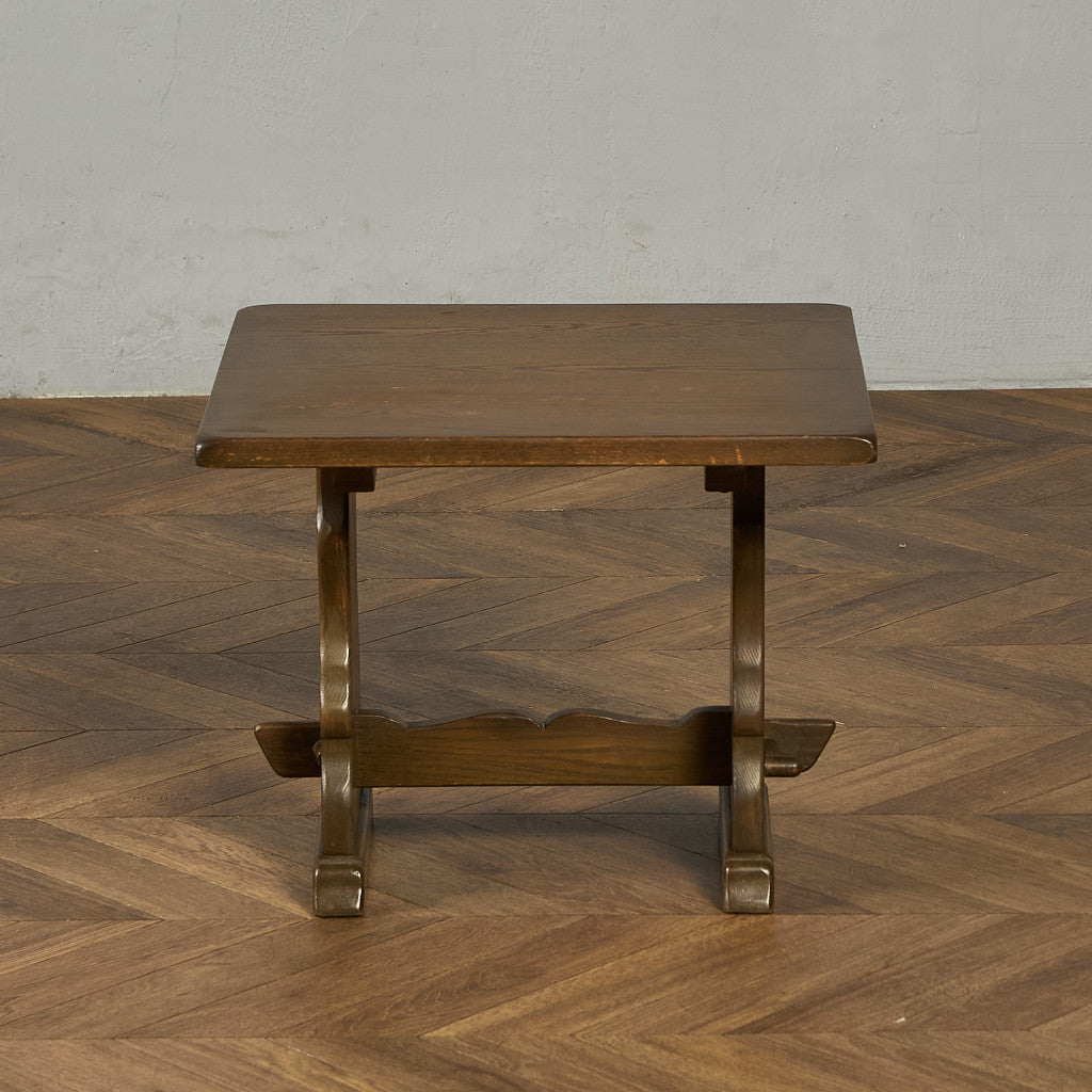 英国 クラシック オーク材 センターテーブル サイドテーブル