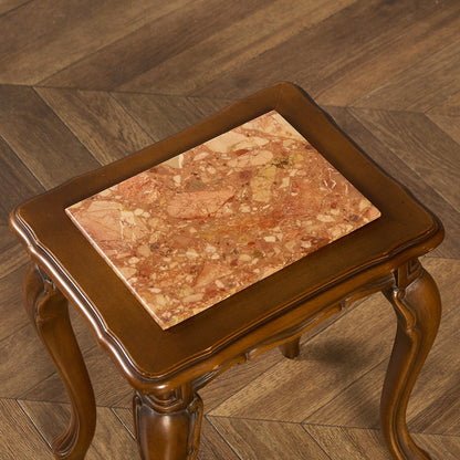 英国 クラシック 大理石 ネストテーブル サイドテーブル #96617