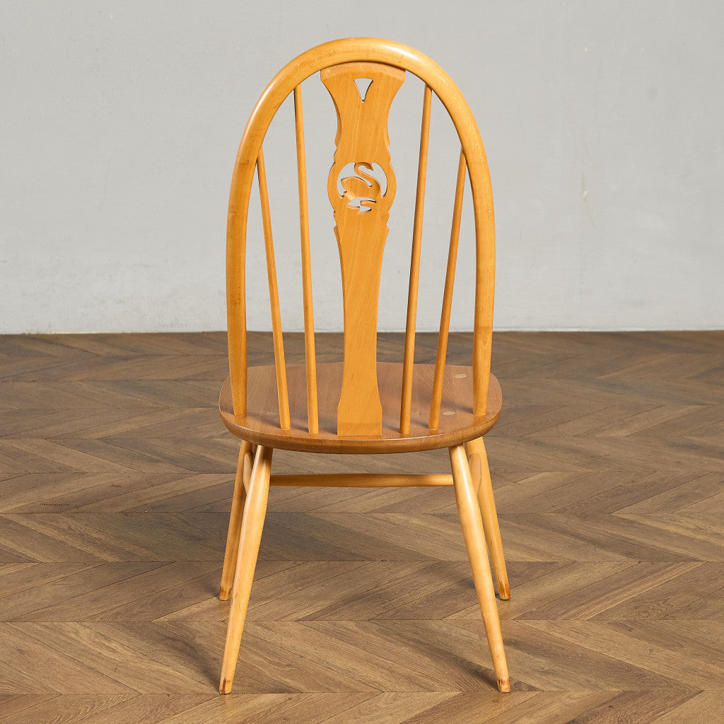 アーコール ERCOL スワンバックチェア ラウンドゴールドラベル #99395