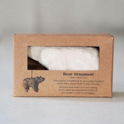 ペーパーマッシュオーナメント / シロクマ