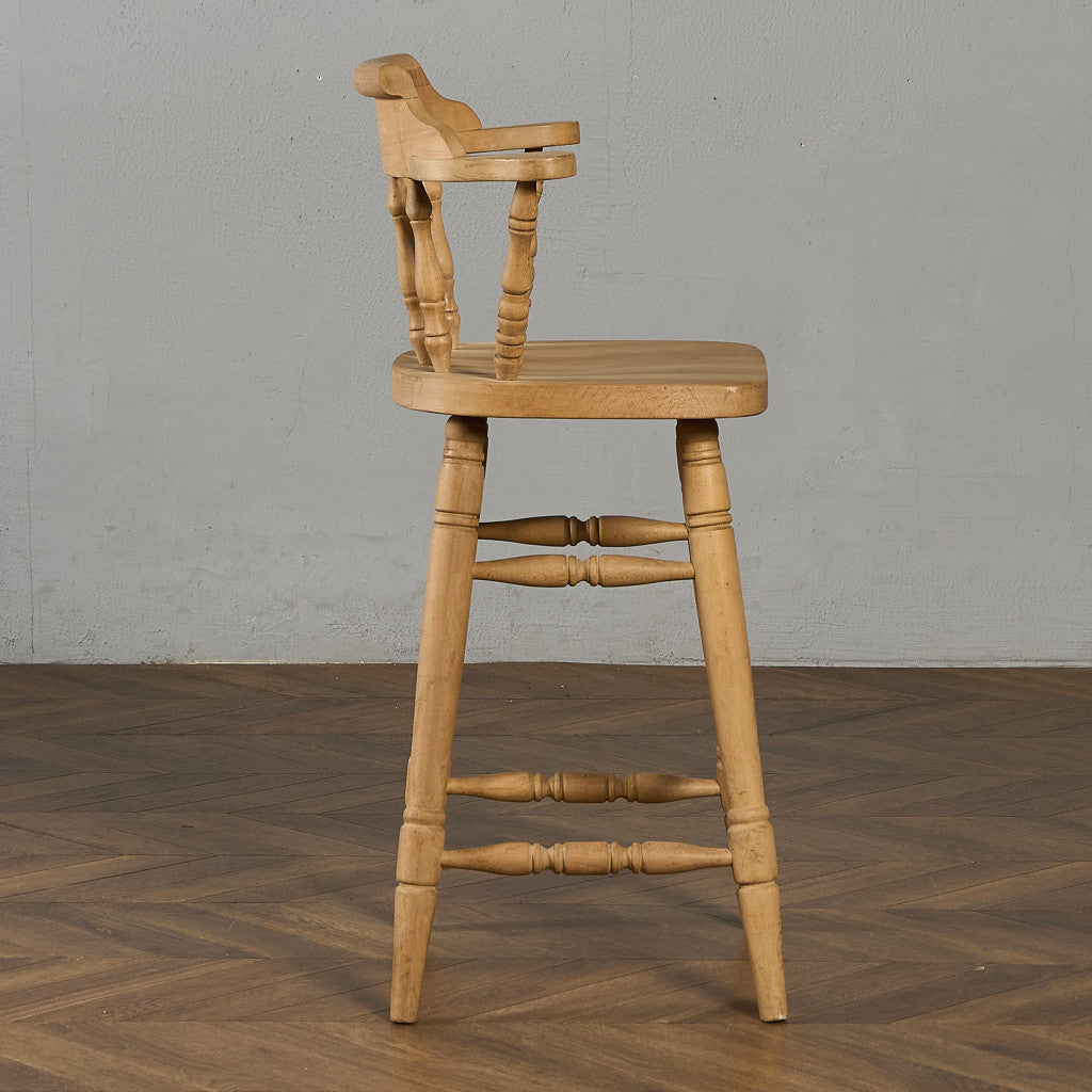 古道具　椅子　ハイスツール 英国 アンティーク カウンターチェア ハイスツール #96921 – camori