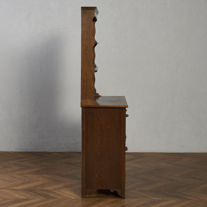 オーク材 ウェルシュドレッサー 食器棚