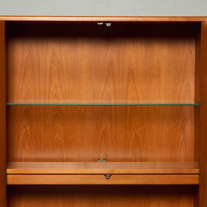 Fresco ガラス ブックケース カスタム アイアン ヘアピンレッグ