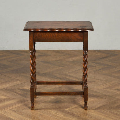 英国 クラシック バーリーシュガーツイスト サイドテーブル #91801