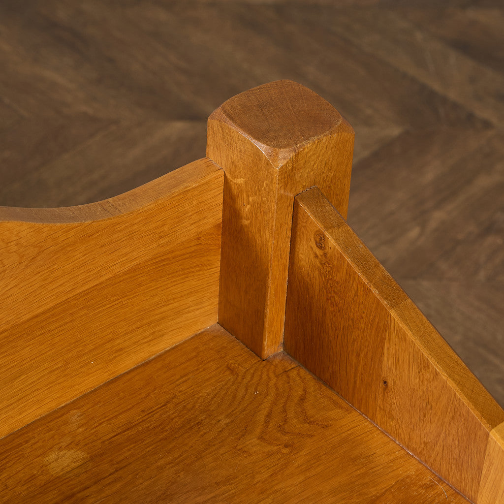 オランダ製 オーク 無垢材 サイドキャビネット