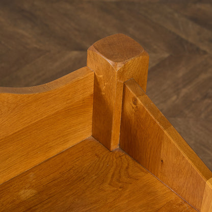 オランダ製 オーク 無垢材 サイドキャビネット