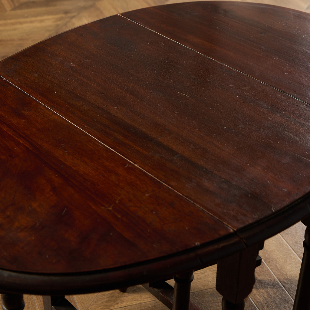 英国 クラシック ドロップリーフ ゲートレッグテーブル