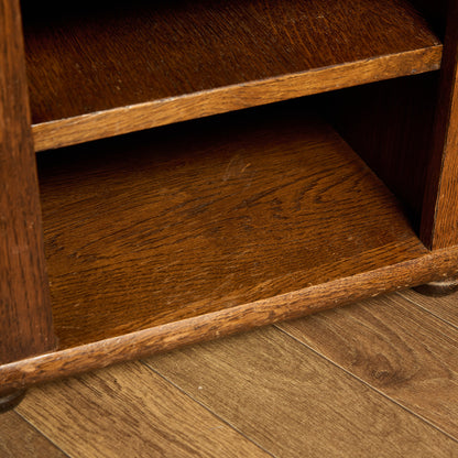 英国 クラシック マガジンラック付き サイドテーブル