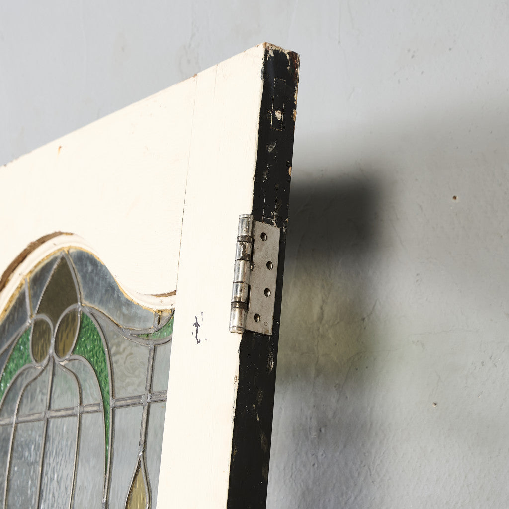 英国 アンティーク ペインテッド ステンドグラス ドア