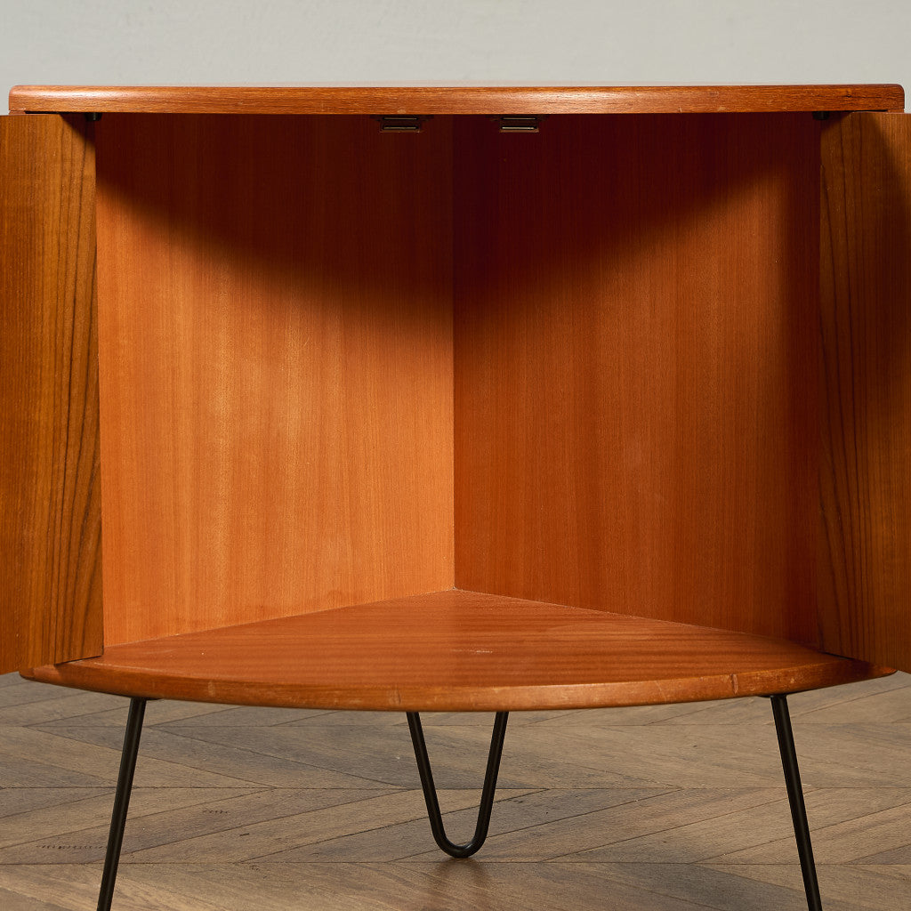 Fresco コーナーキャビネット 3点セット カスタム アイアン ヘアピンレッグ