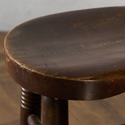 イギリス ヴィンテージ ハイ スツール