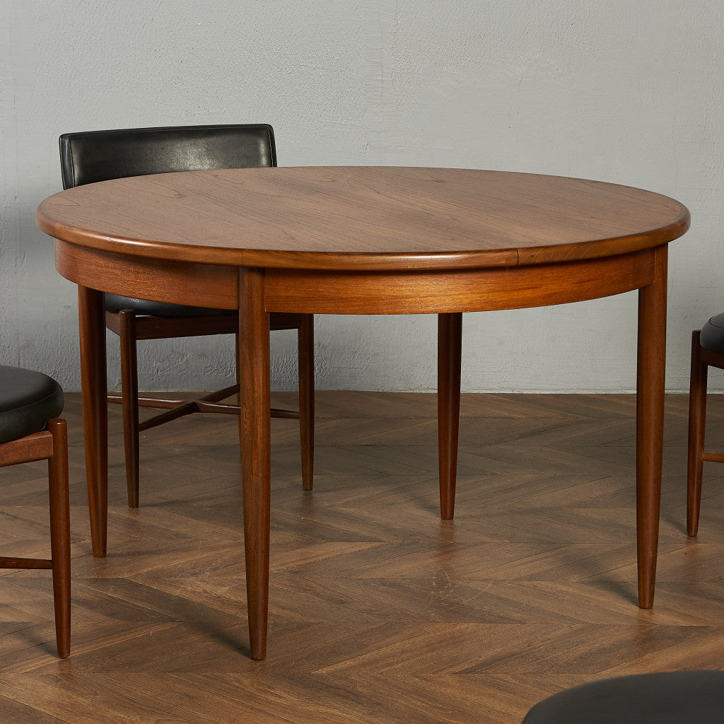 エクステンション ラウンド ダイニングテーブル