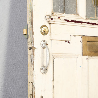 英国 アンティーク ペインテッド ステンドグラス ドア