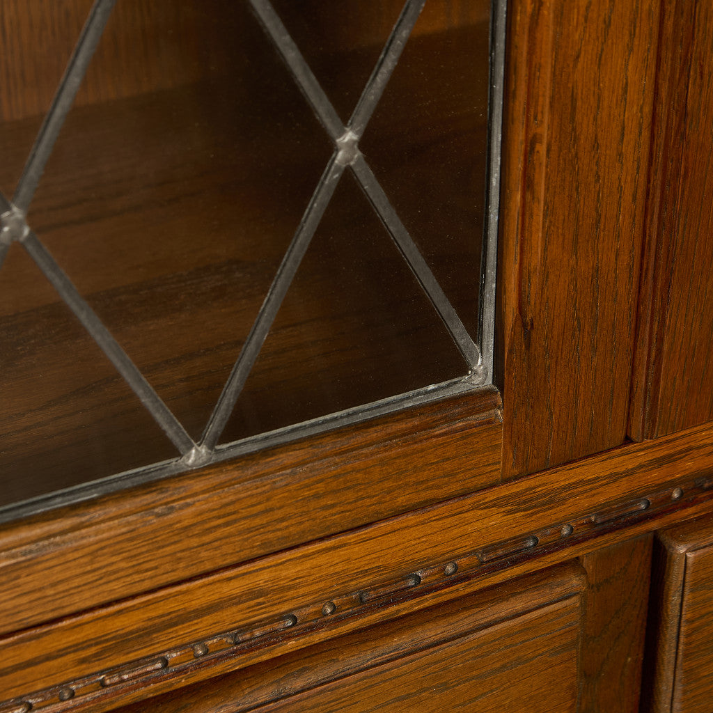 英国 クラシック オーク材 ブックケース