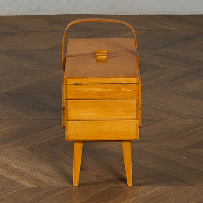 英国 ヴィンテージ ソーイングボックス