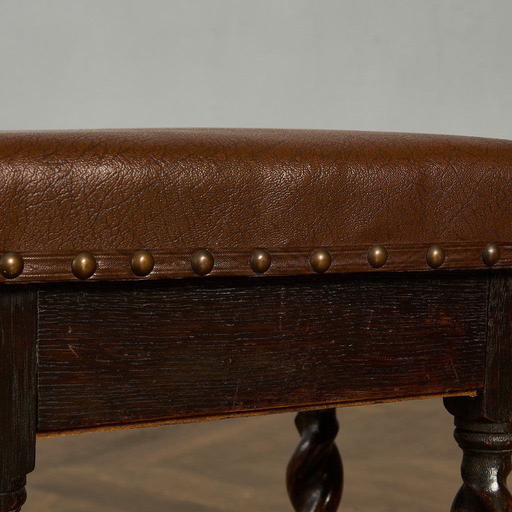 英国 クラシック 収納付 スツール #90015