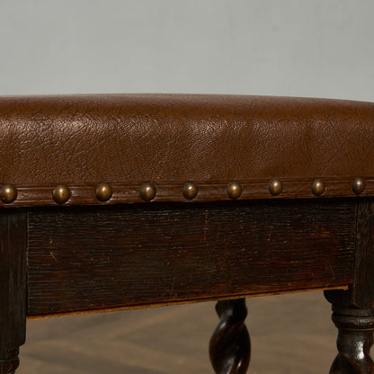 英国 クラシック 収納付 スツール #90015