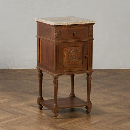 英国 クラシック 大理石 サイドキャビネット #96619
