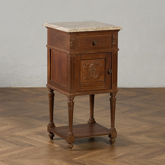 英国 クラシック 大理石 サイドキャビネット #96619