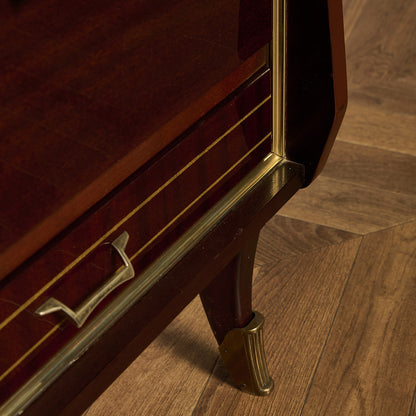 英国 ヴィンテージ ベッドサイド キャビネット