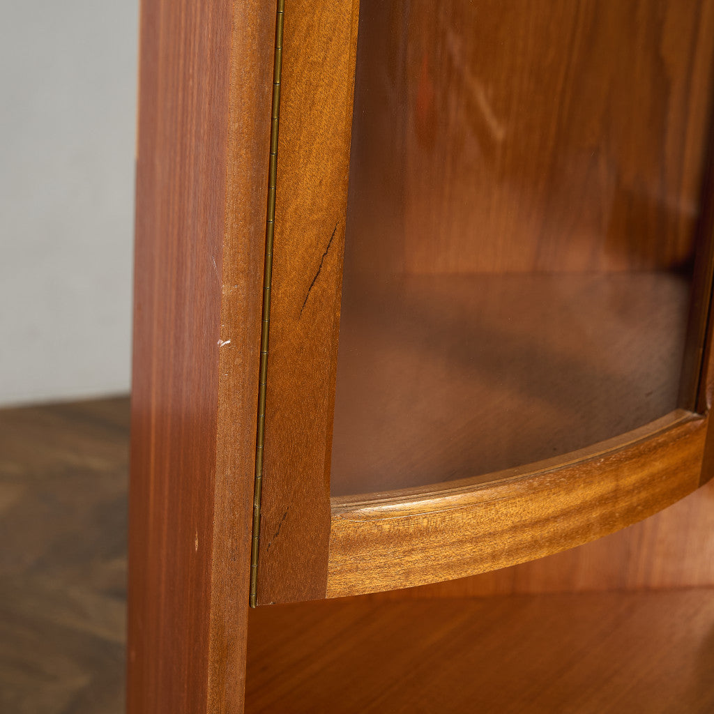 ネイサン Nathan 十字扉 ヴィンテージ トール コーナーキャビネット #95517