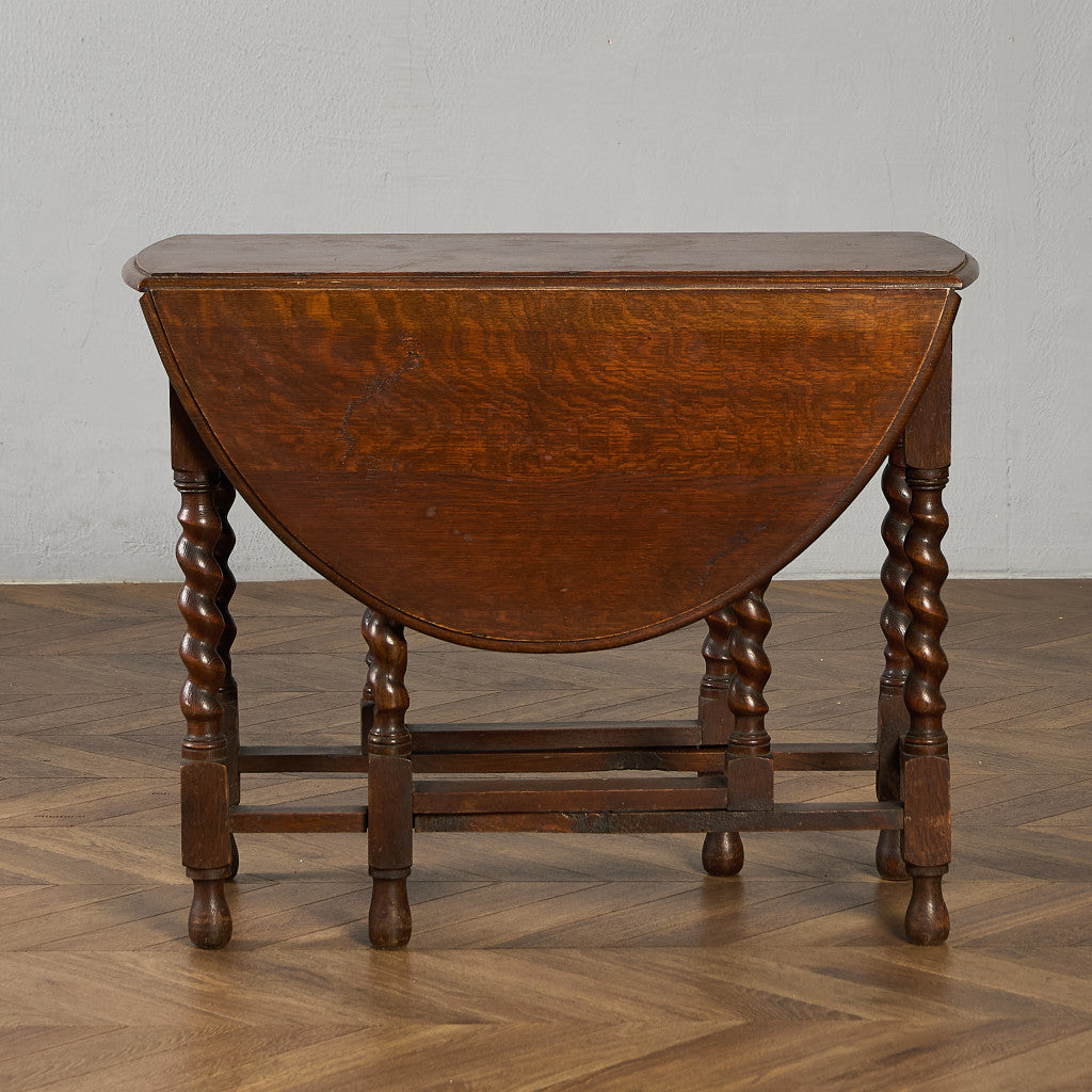 英国 クラシック ドロップリーフ ゲートレッグテーブル #91789