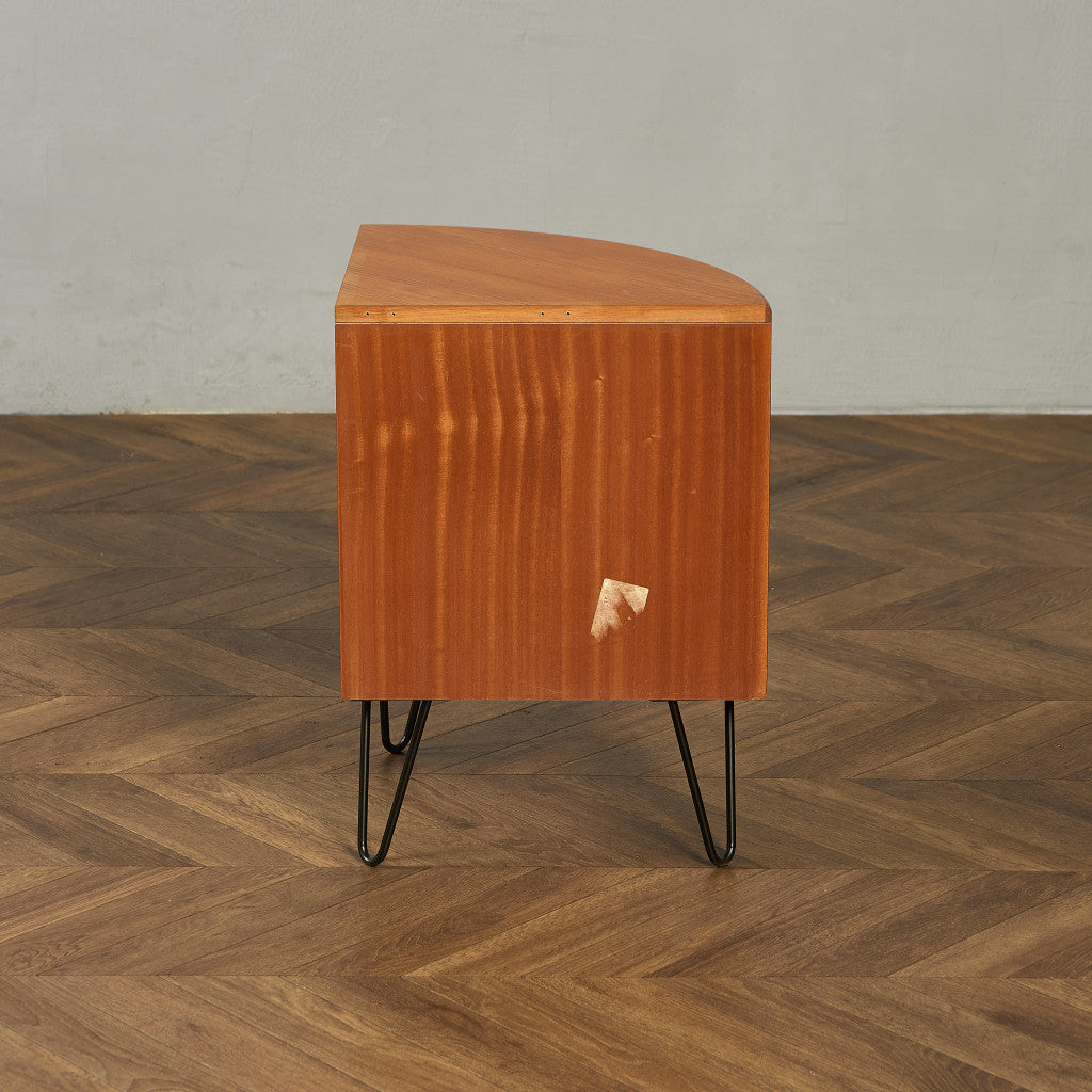 Fresco コーナーキャビネット 3点セット カスタム アイアン ヘアピンレッグ