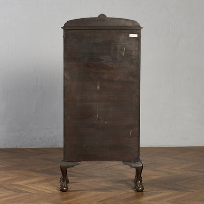 英国 クラシック ディスプレイ ガラス キャビネット #97302