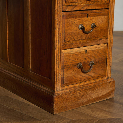 英国 クラシック 両袖デスク