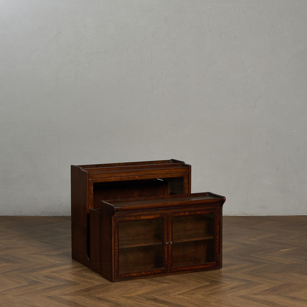 英国クラシック スタッキングブックケース